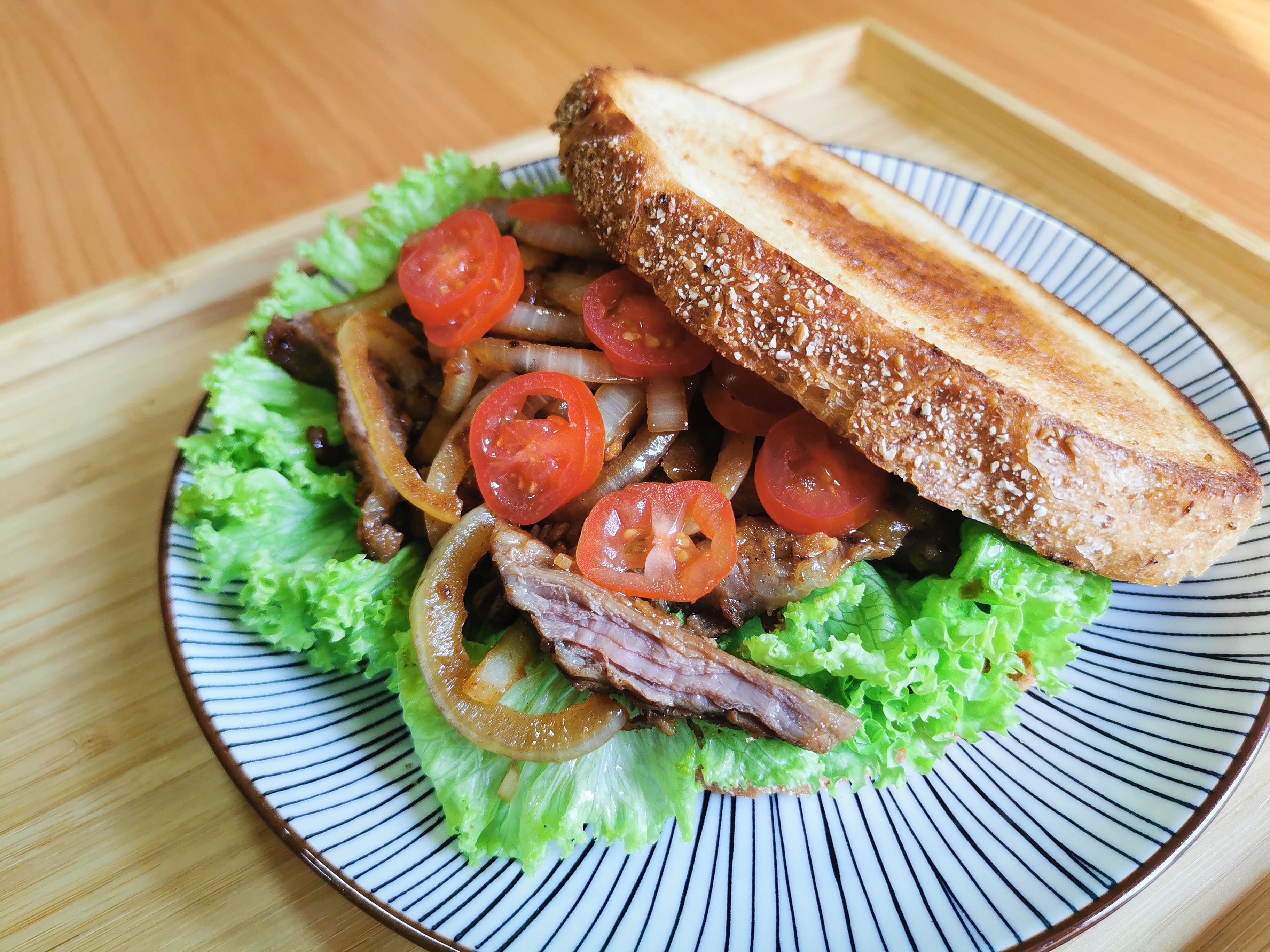 Super tasty Kalbi Short Rib Sandwich