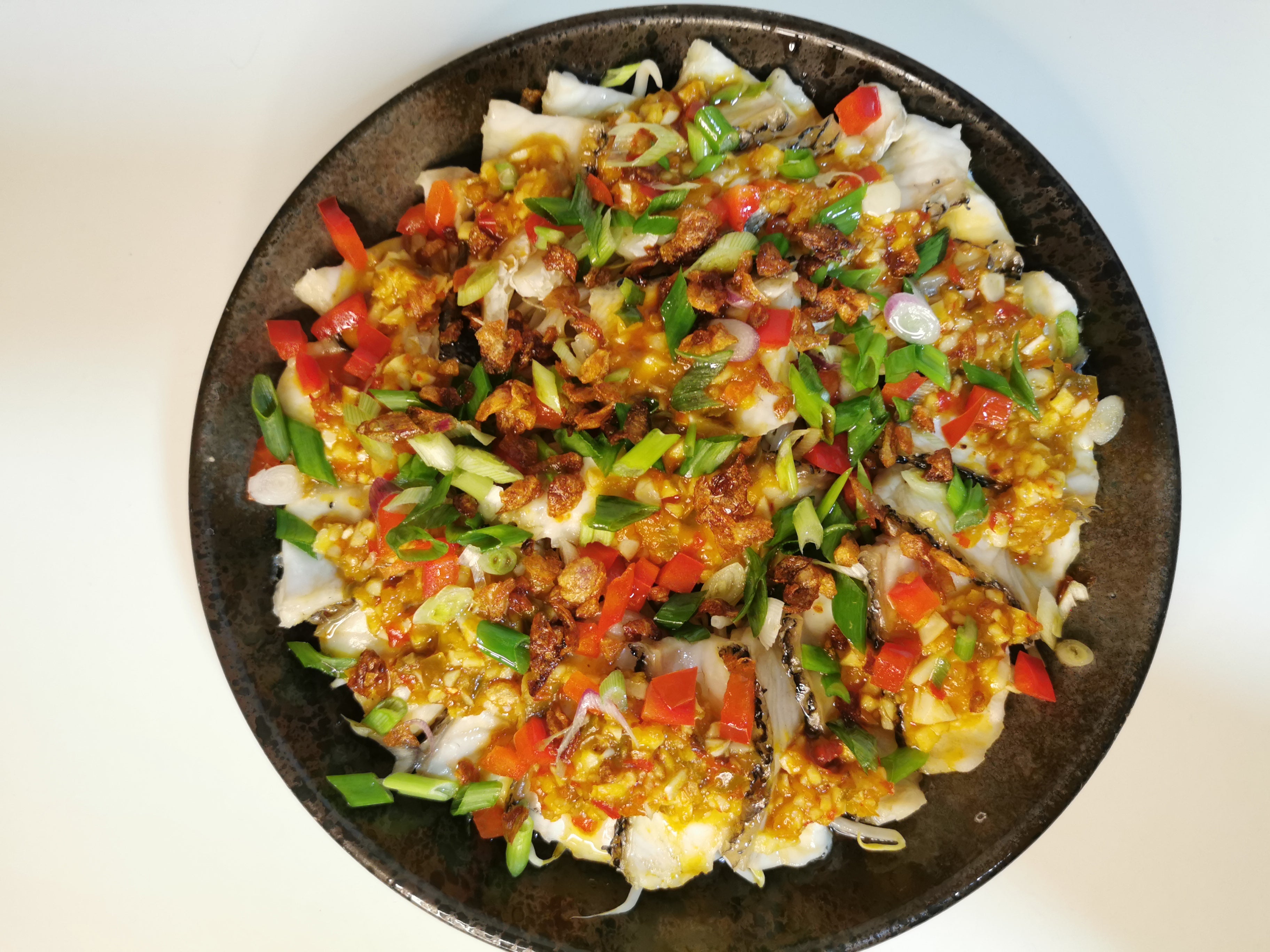 Steamed Fish with 3 chillies