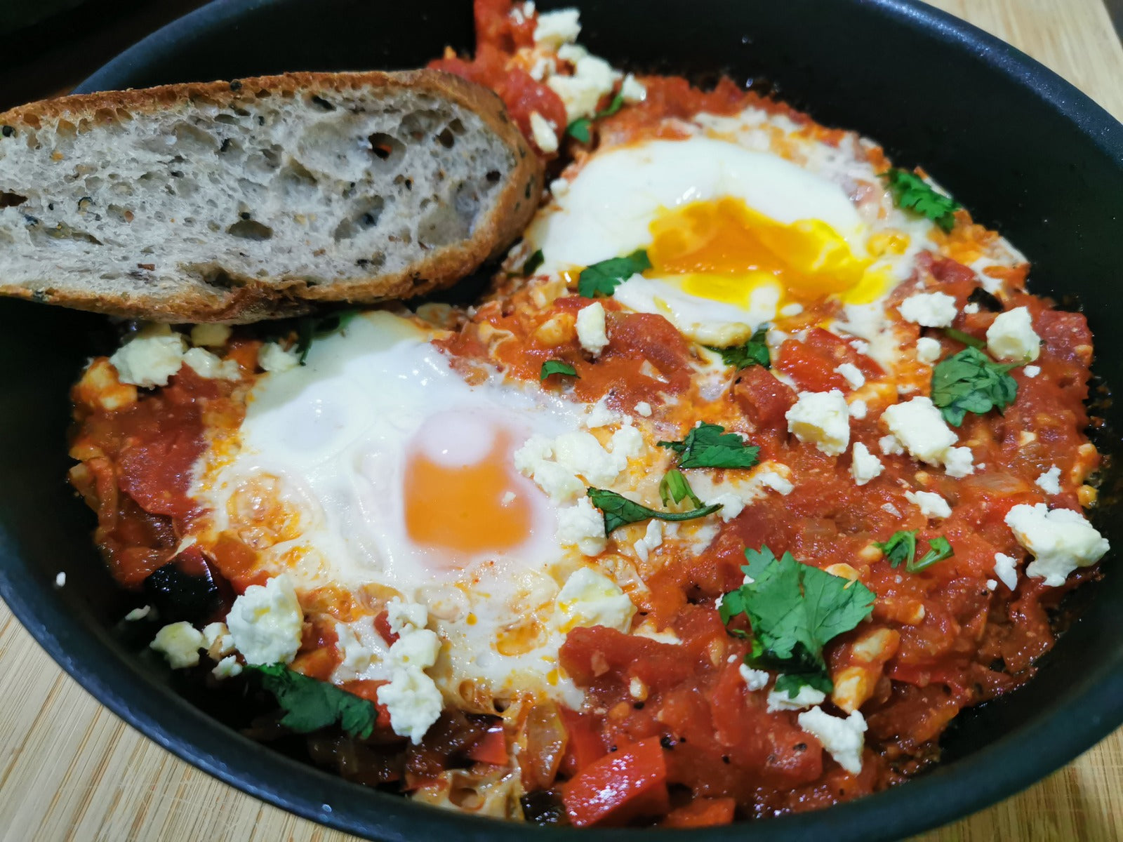 Shakshuka With Feta (One Pot Meal)