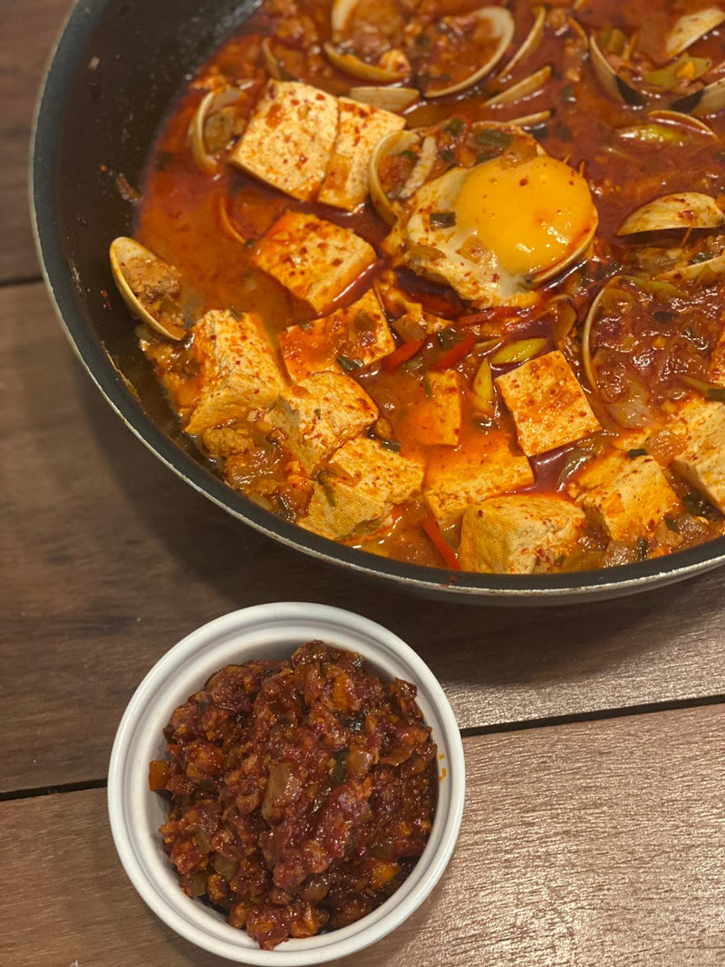 Haemul Sundubu Jjigae Seafood Soft Tofu Stew 해물순두부찌개
