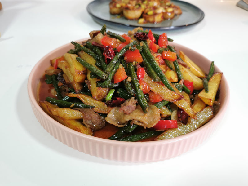French Bean With Pork Belly