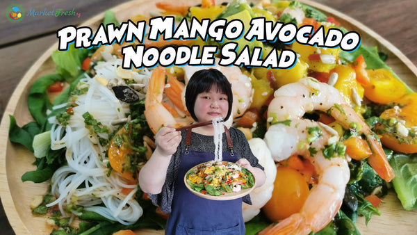 Prawn Mango & Avocado Noodle Salad