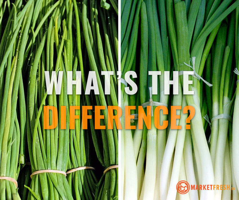 Know your herbs: Spring Onions vs Chives