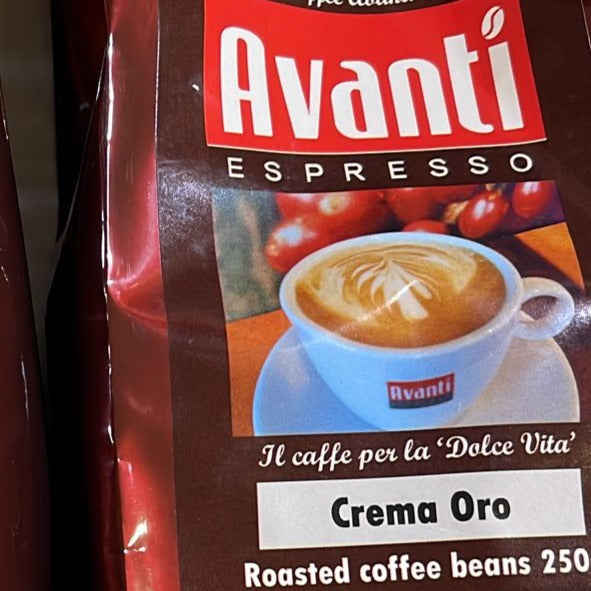 Avanti Espresso Crema Oro Beans (250G)