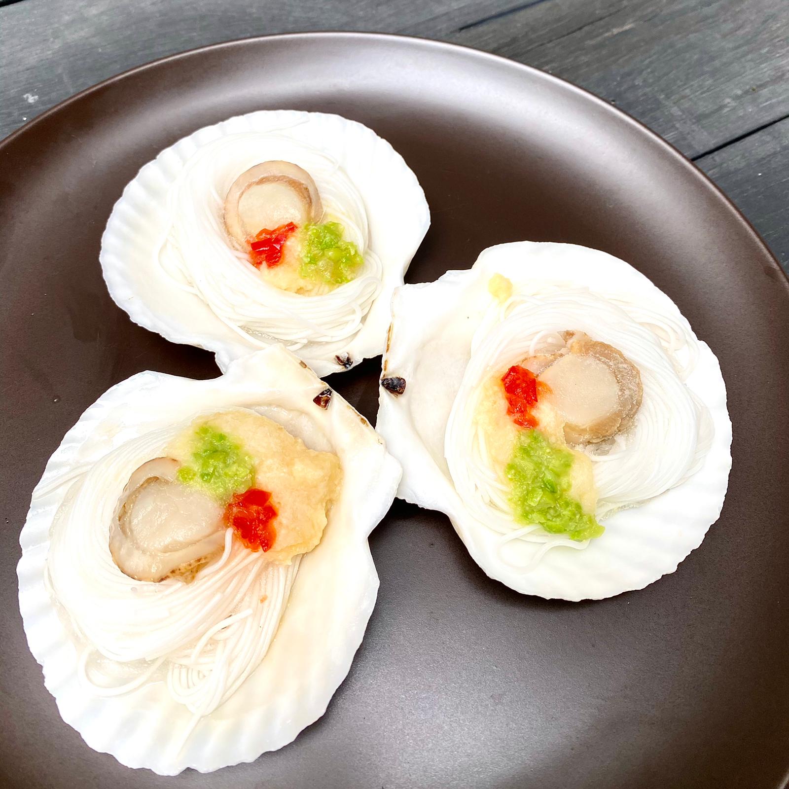 Scallop with Garlic and Vermicelli (6pcs)