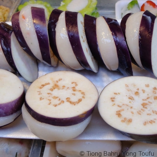 Eggplant with Fish Paste (2pcs) 茄子