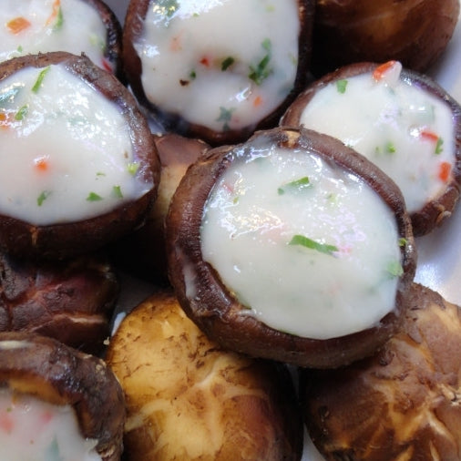 Mushroom with Chilli Fish Paste (2pcs）香菇