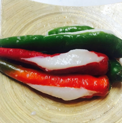 Red Chilli with Fish Paste (2pcs) 红辣椒