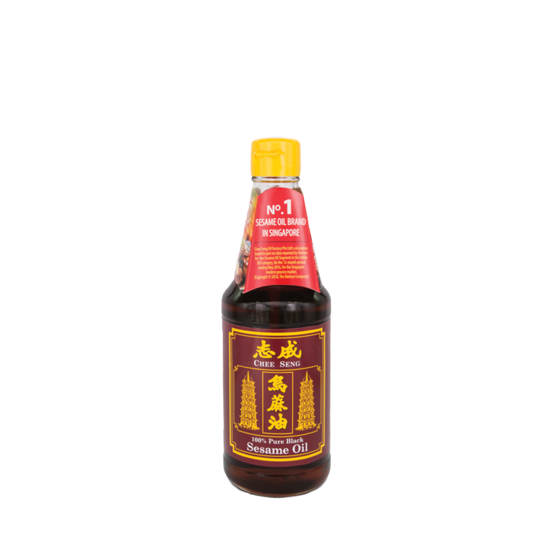 Chee Seng 100% Pure Black Sesame Oil (320ml)